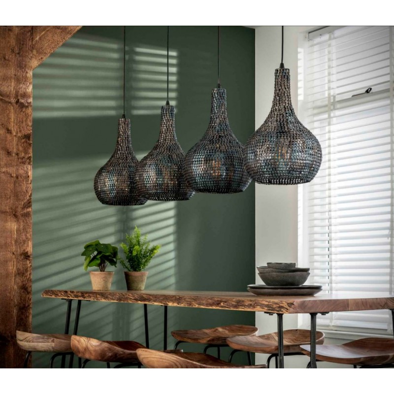 ZI Hanging lamp 4L armor cone